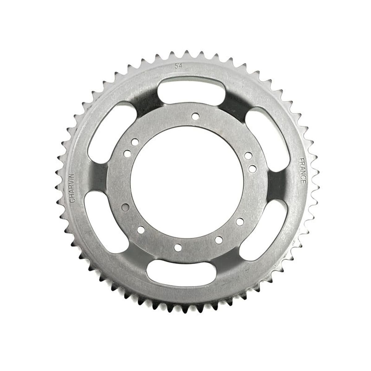 Charvin - Couronne Peugeot 103 Roue À Bâtons Alu Grimeca / Bernardi - 54 Dents