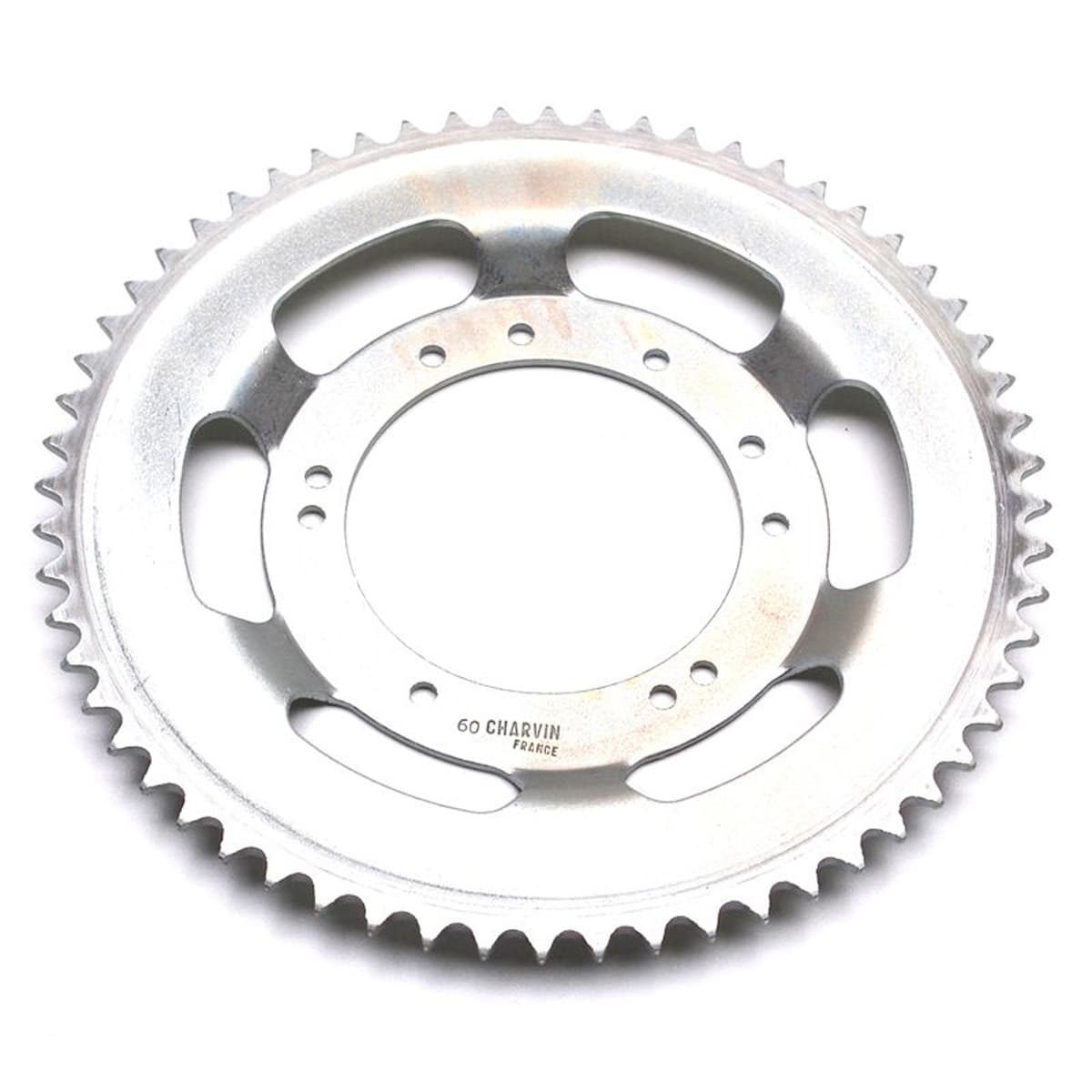 Charvin - Couronne Peugeot 103 Roue À Bâtons Alu Grimeca / Bernardi - 60 Dents