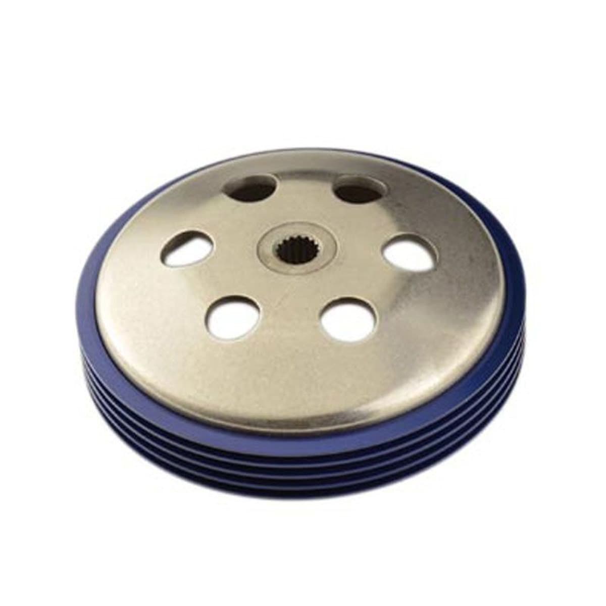 Tun'r - Cloche Embrayage Ventilée Peugeot Piaggio - Tun'r Bleu 107mm