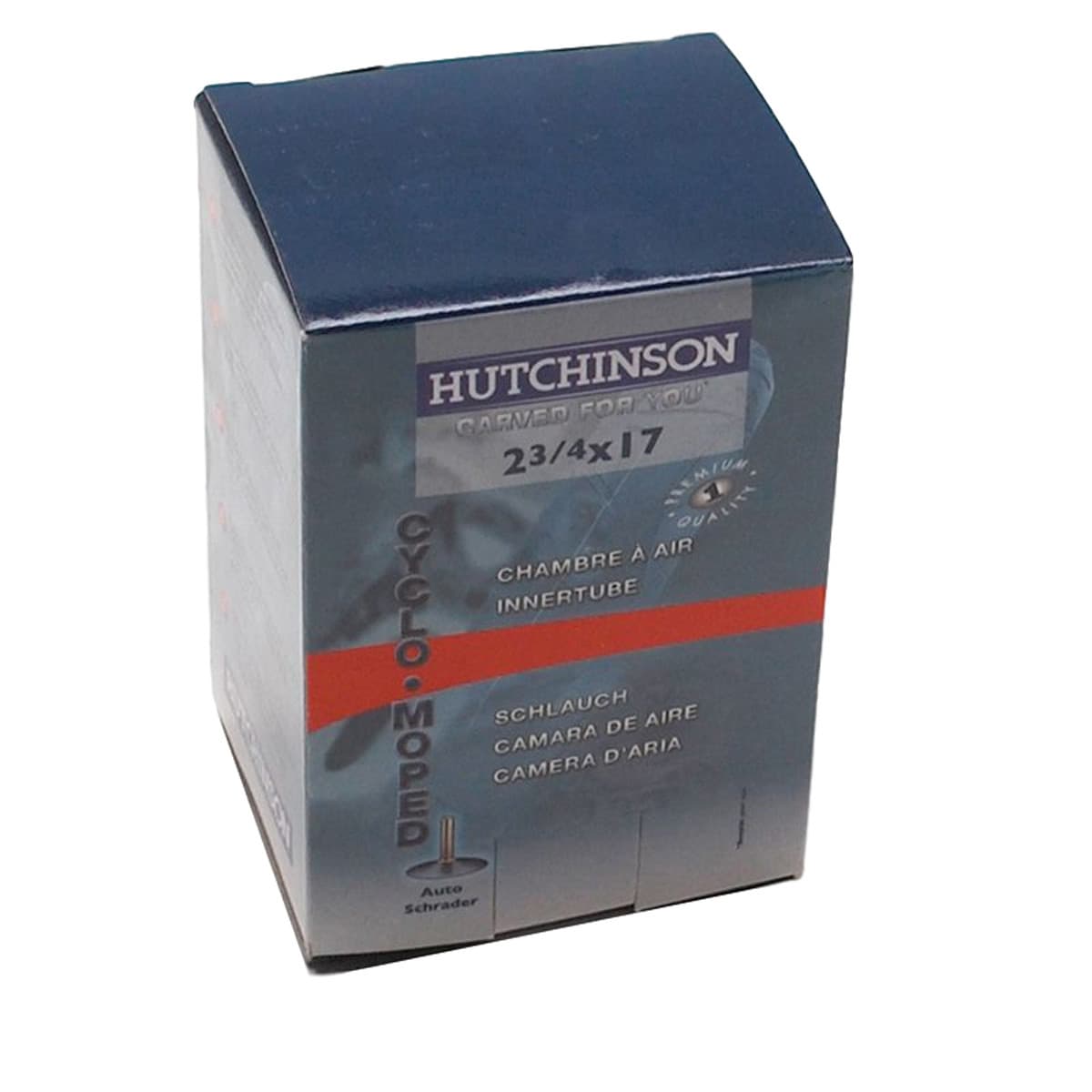 Hutchinson - Chambre Ă Air 17 Pouces 2 3/4x17 - Valve Droite Schrader Hutchinson