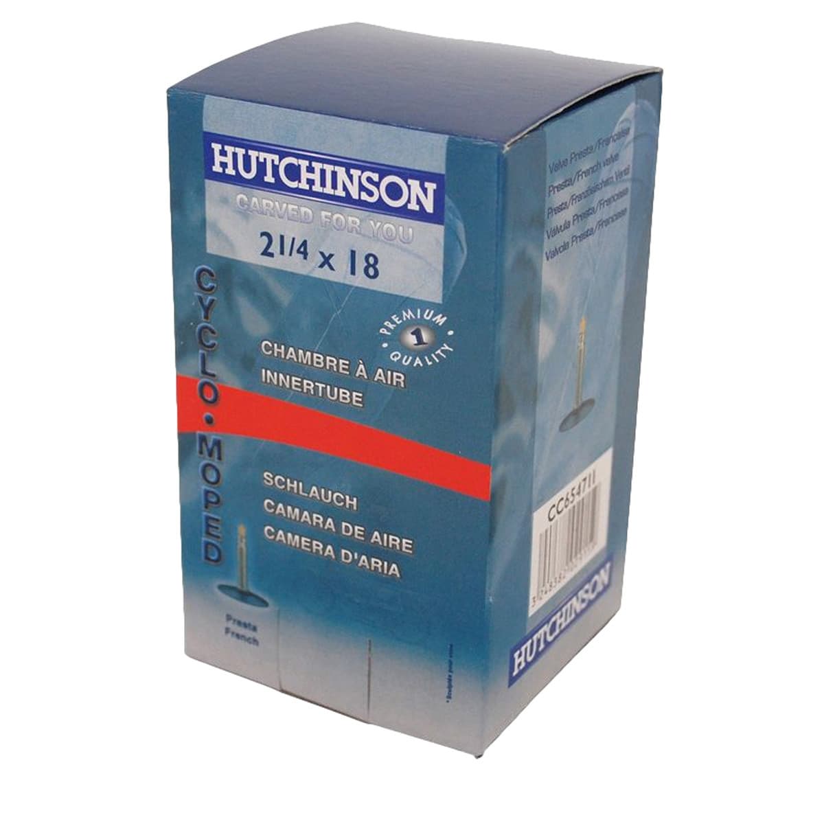 Hutchinson - Chambre Ă Air 18 Pouces 2 1/4x18 - Valve Presta Hutchinson