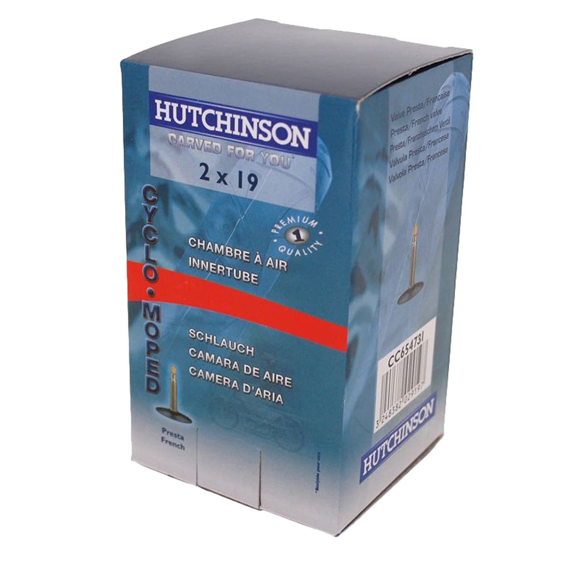 Hutchinson - Chambre Ă Air 19 Pouces 1 3-4x19 / 2x19 - Valve Presta Hutchinson