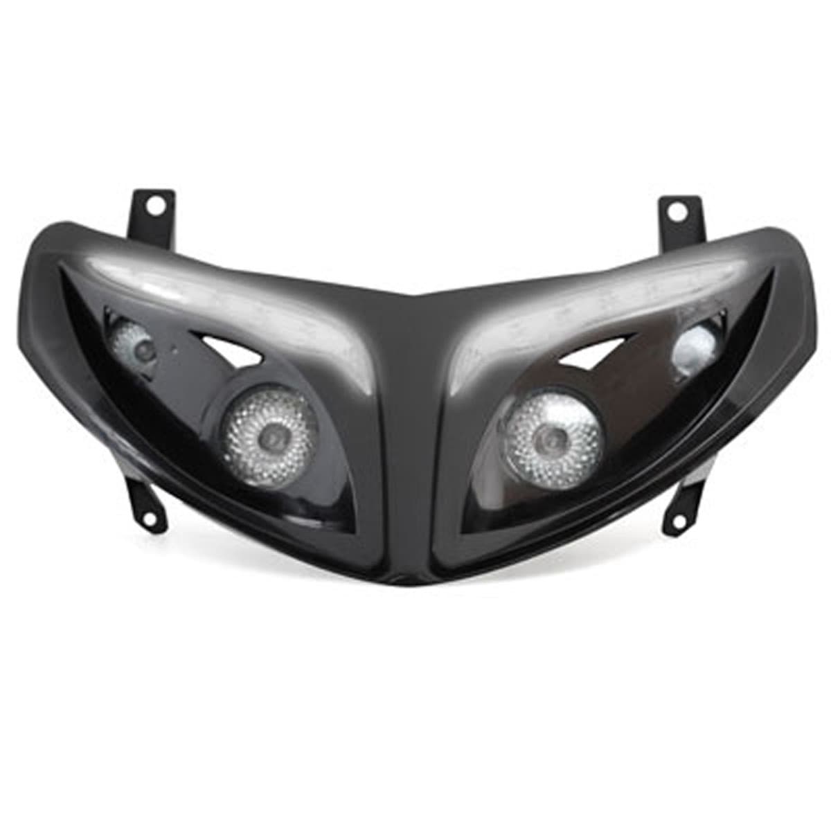 Replay - Double Optique Peugeot Speedfight 2 - Rr8 Noir Leds Blanches