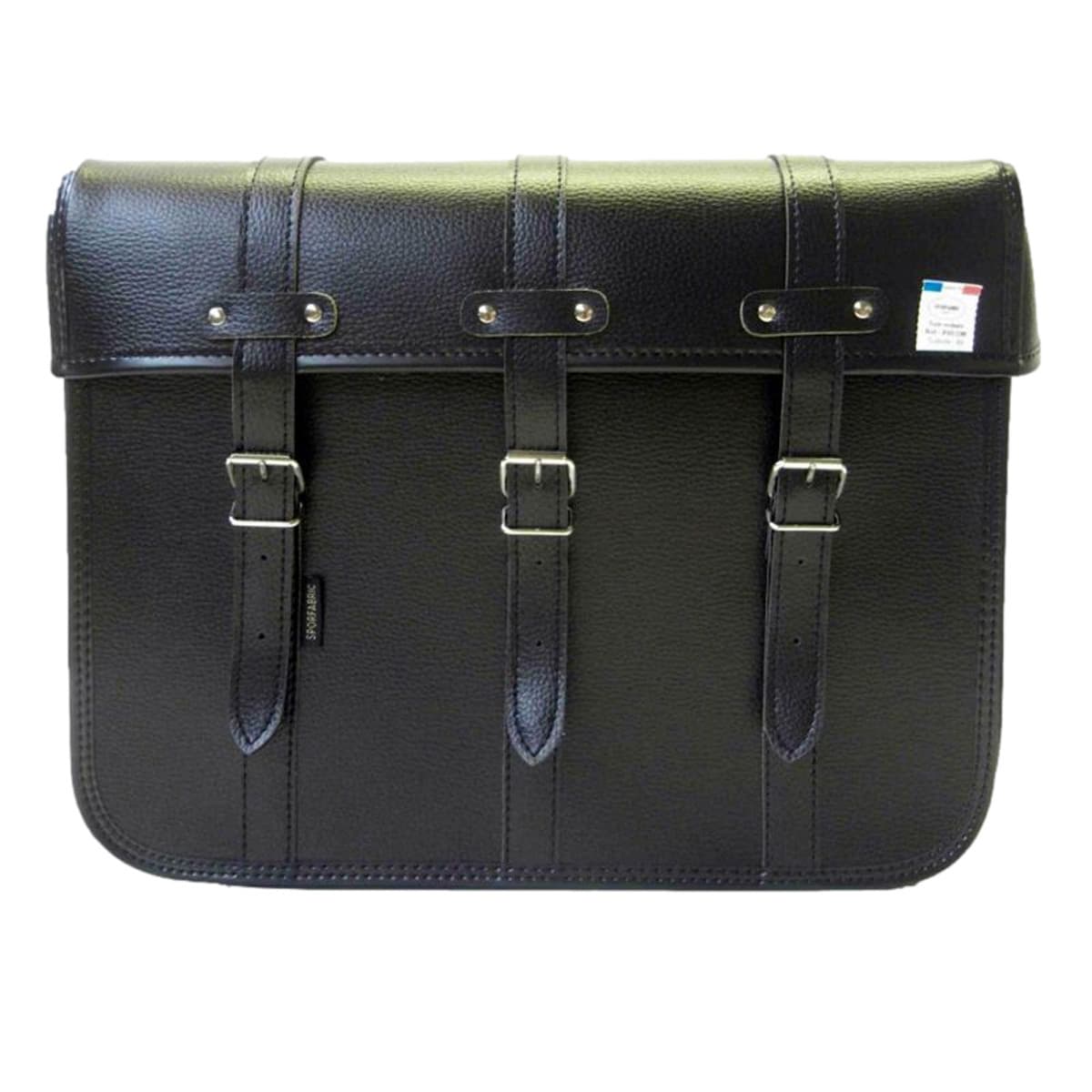 Sporfabric - Paire De Sacoches - Sporfabric R80 Dos Métal Noir