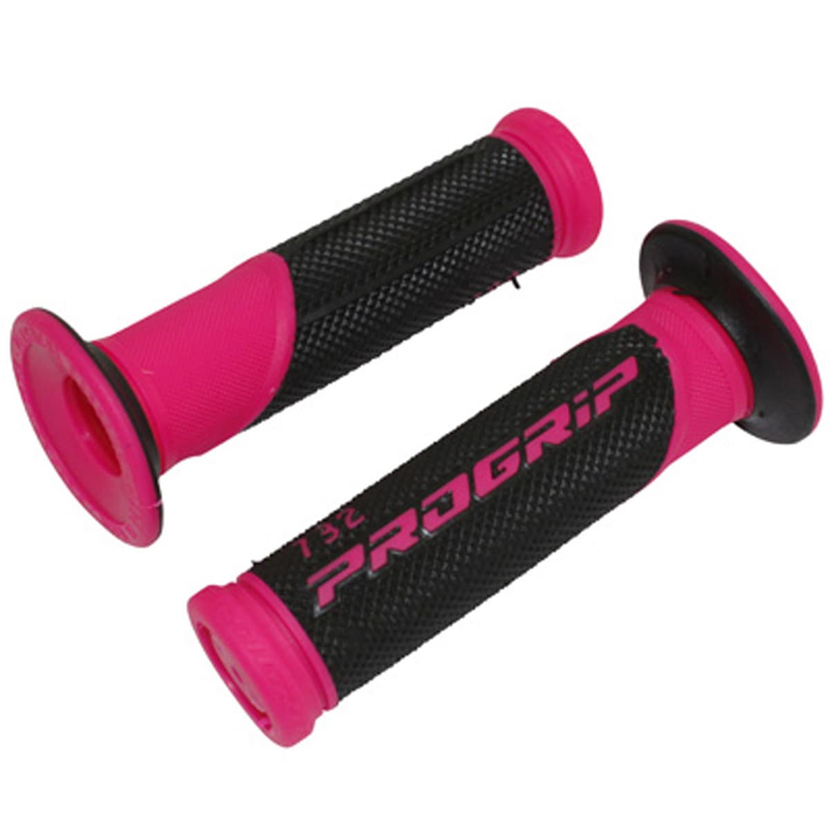 Progrip - Poignées De Guidon - Progrip 732 Scooter Noir / Fuchsia Fluo