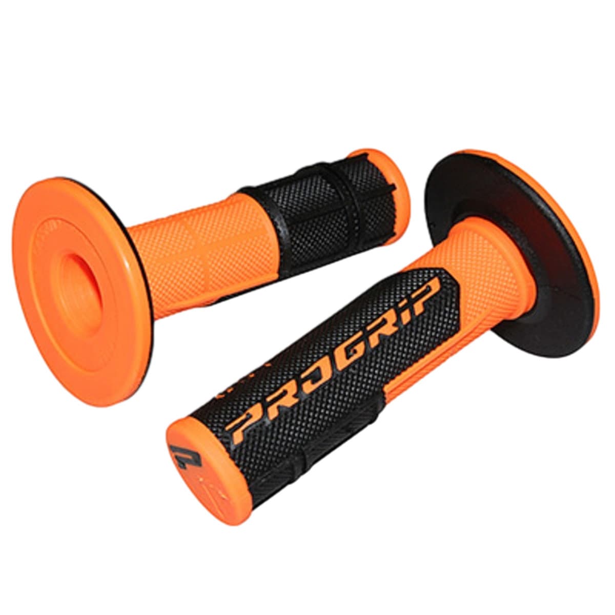 Progrip - Poignées De Guidon - Progrip 801 Off Road Noir / Orange Fluo