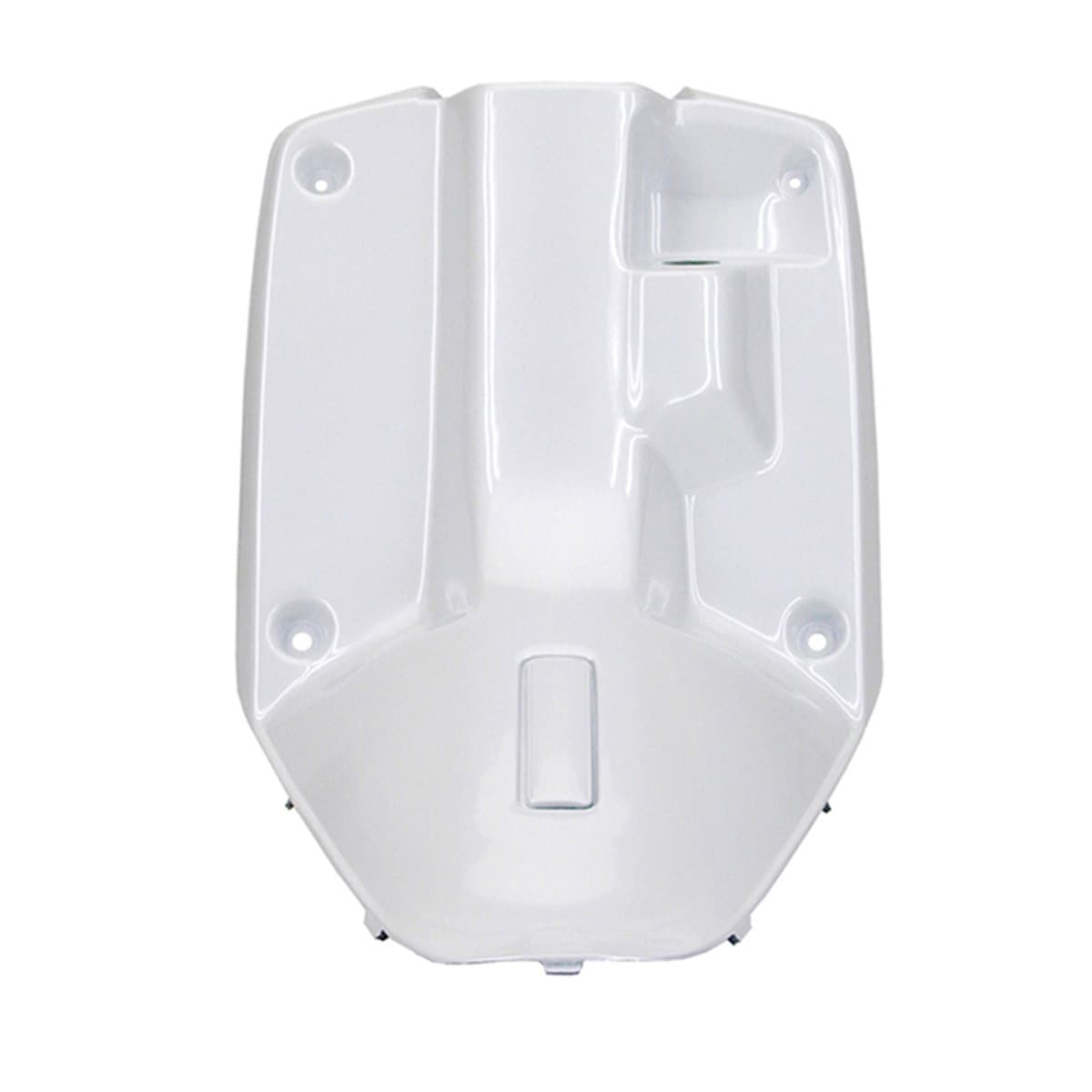 Tnt - Protège Jambes Mbk Booster Yamaha Bw's Avant 2004 - Tnt Blanc Métal