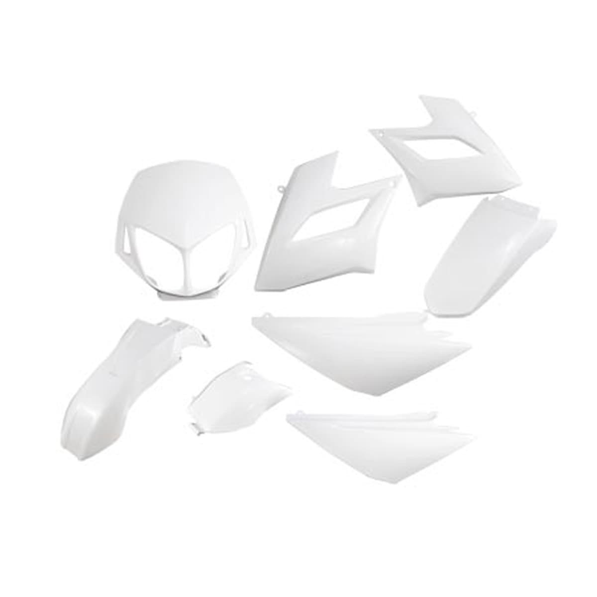 Tun'r - Kit Carénages Derbi Senda Drd Racing Avant 2011 - Tun'r Blanc