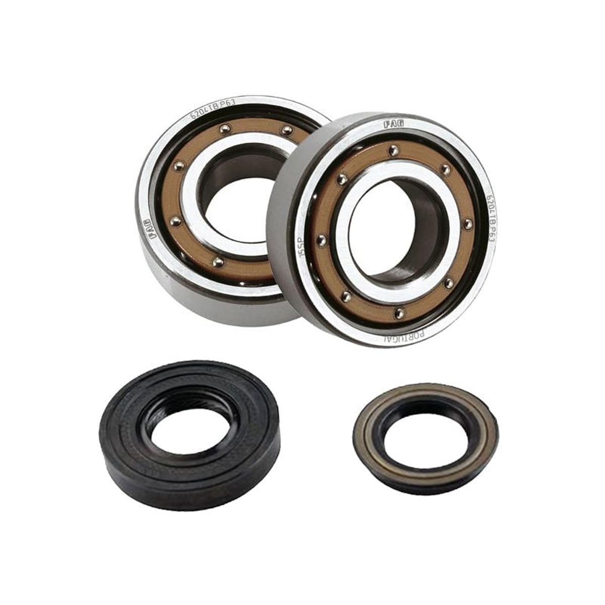 Fag - Kit Roulements C4 + Joints Spi Vilebrequin Mbk Booster Nitro Yamaha Bw's Aerox - Fag 6204 Celeron