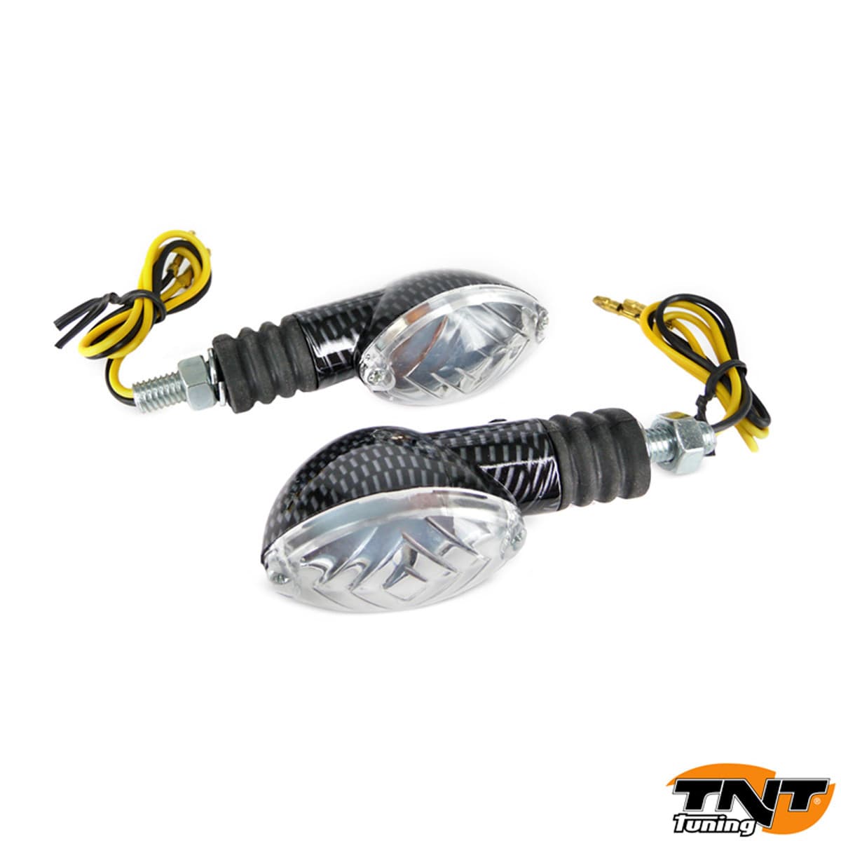 Tnt - Clignotants Ovalia - Tnt Look Carbone