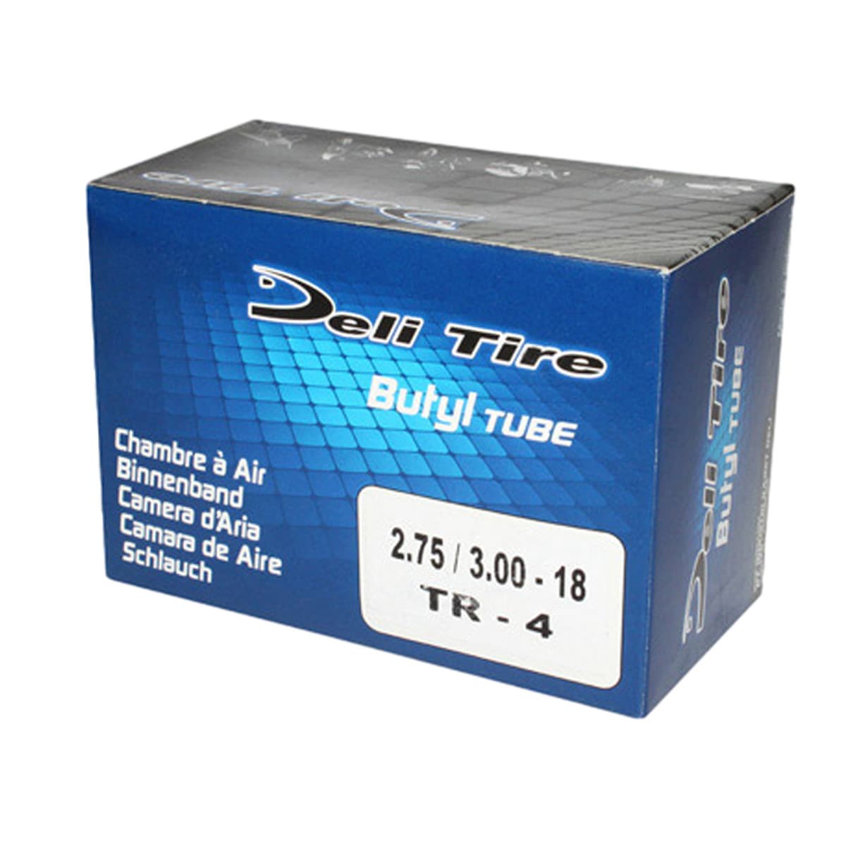 Deli Tire - Chambre À Air 18 Pouces 2.75x18 À 3.00x18 - Valve Droite Tr4 Deli