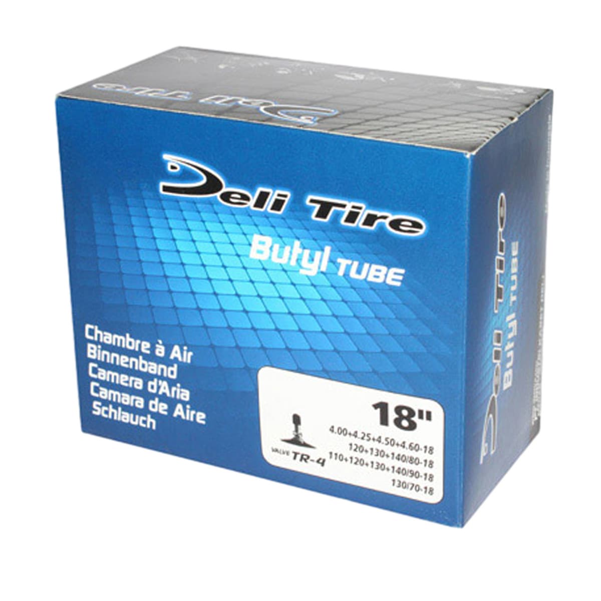 Deli Tire - Chambre À Air 18 Pouces 4.00x18 À 4.60x18 - Deli Valve Droite Tr4