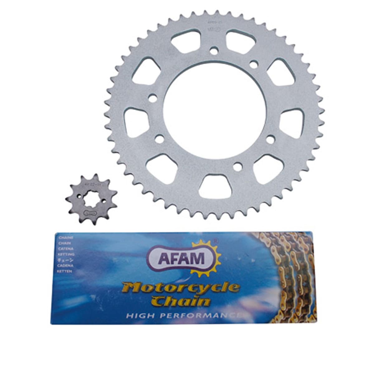 Afam - Kit Chaîne Derbi Senda Drd Racing 2006 À 2011 Bultaco Lobito Astro - 11 X 53 420 / 102mm 6t Afam