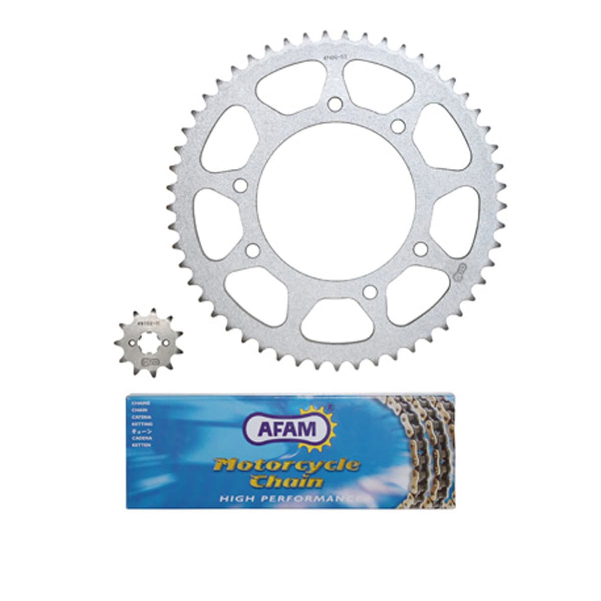 Afam - Kit Chaîne Derbi Senda R Drd Pro 2005 À 2016 - 11 X 53 420 / 102mm Afam