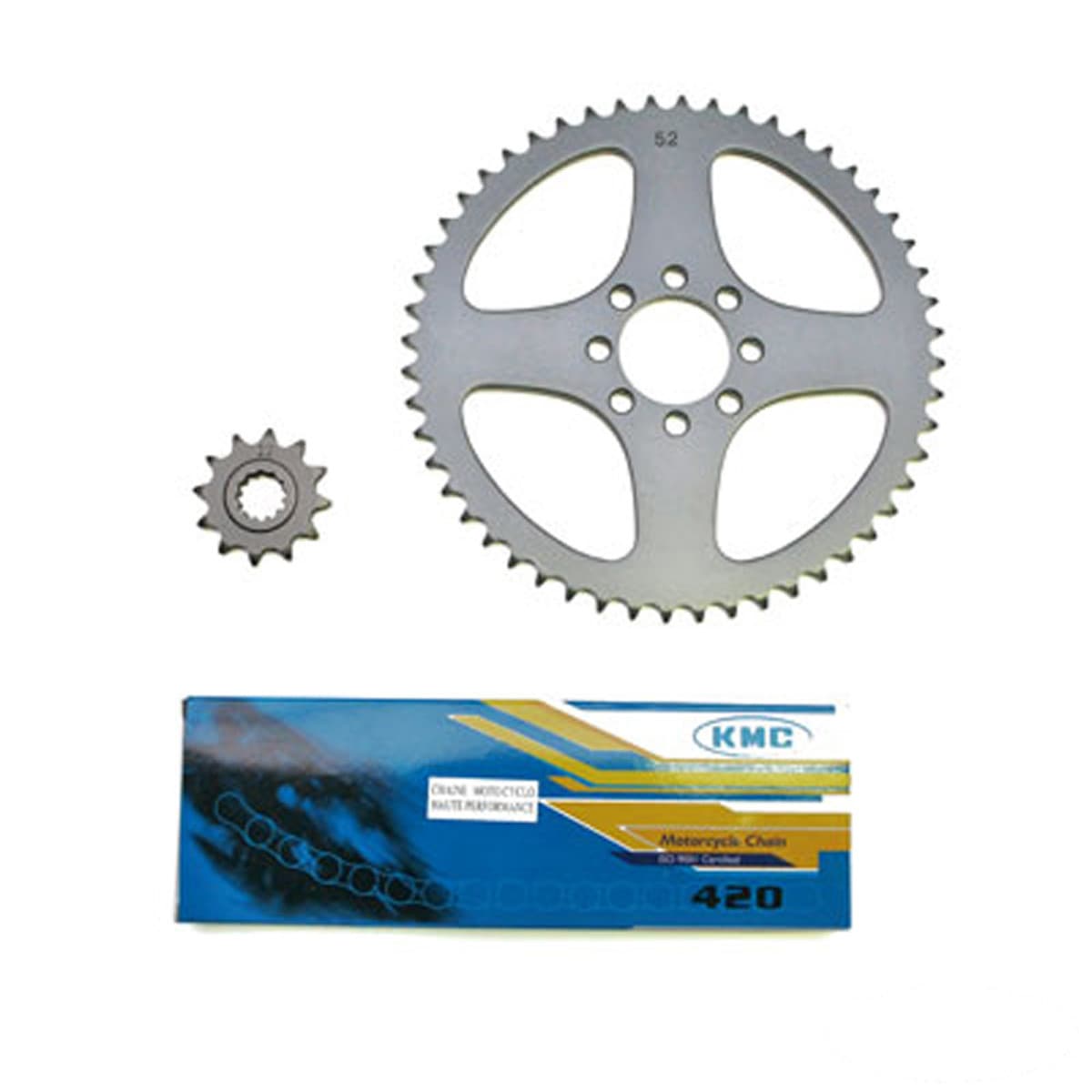 Kmc - Kit Chaîne Mbk X-limit Yamaha Dtr 5bk De 1997 À 2001 - 12 X 52 420 / 44mm Kmc