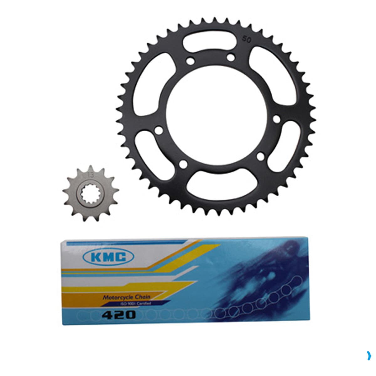 Kmc - Kit Chaîne Mbk X-limit Yamaha Dtr À Partir De 2003 - 13 X 50 420 / 105mm Kmc