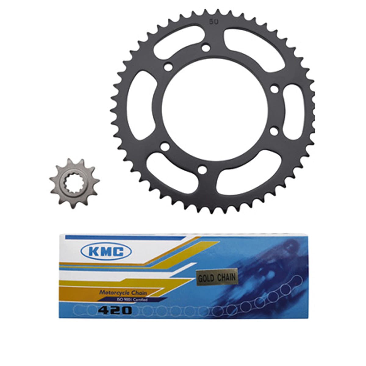 Kmc - Kit Chaîne Mbk X-limit Yamaha Dtr À Partir De 2003 - 11 X 50 420 / 105mm Kmc