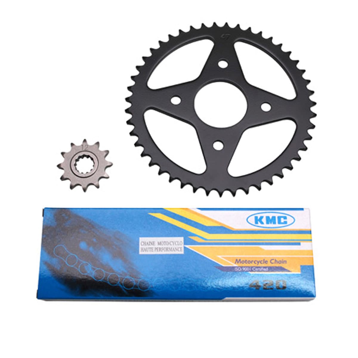 Kmc - Kit Chaîne Mbk X-power Yamaha Tzr Avant 2004 - 12 X 47 420 / 54mm Kmc