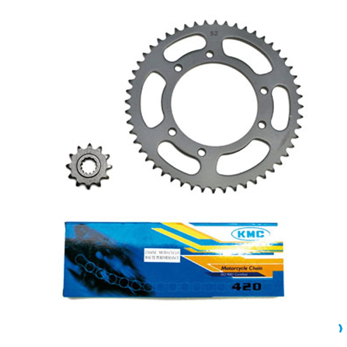 Kmc - Kit Chaîne Peugeot Xp6 Supermotard 2002 À 2003 - 12 X 52 420 / 105mm Kmc