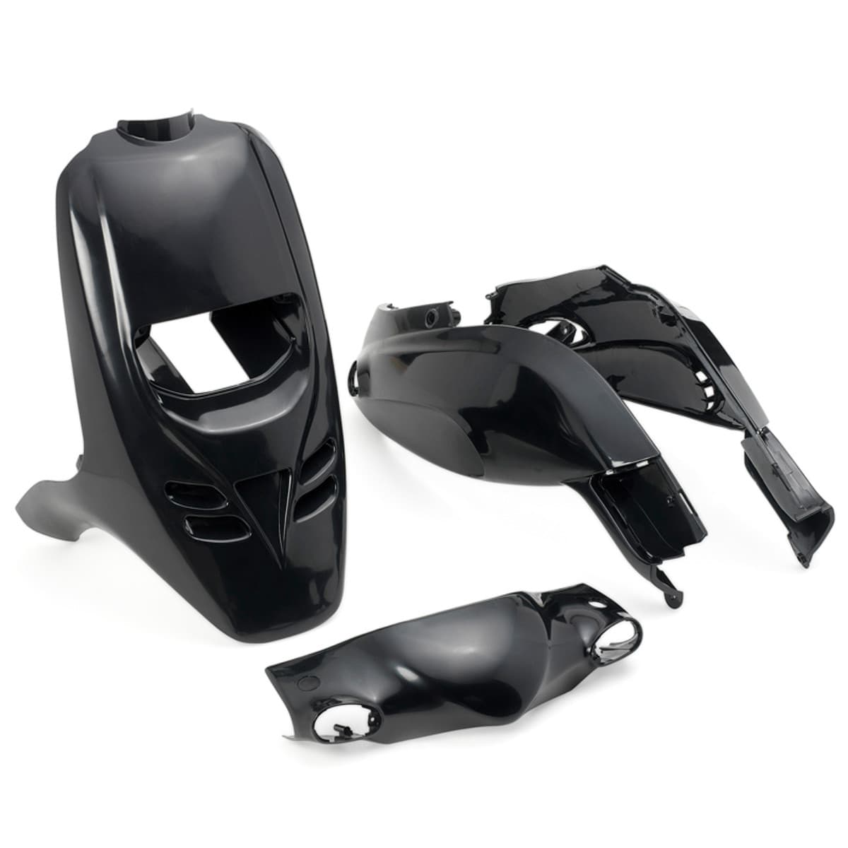 Faco - Kit Carénages / Carrosserie Piaggio Typhoon - Noir Mat 4 Pièces