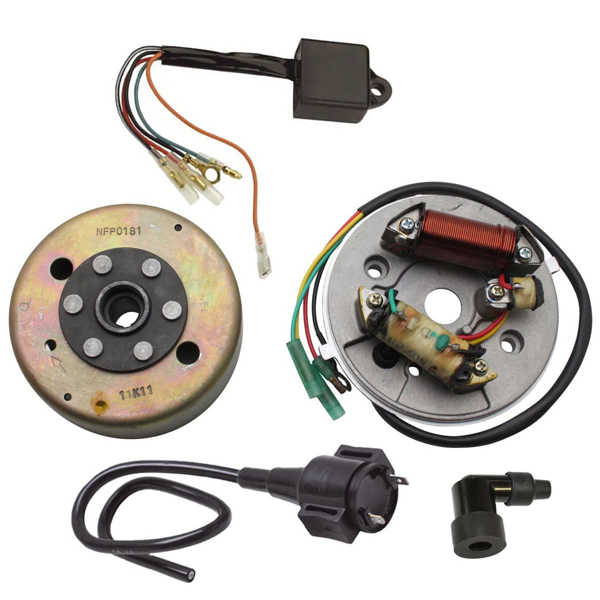 Adaptable - Allumage Mbk 51 - Electronique Type Moriyama Avec Cdi & Bobine