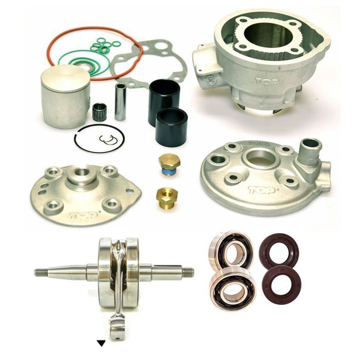 Top Performances - Pack Moteur 88cc Am6 - Kit Top Perf Racing Tpr Alu + Vilebrequin Course 44.8mm Mvt 21197-defaultcombination