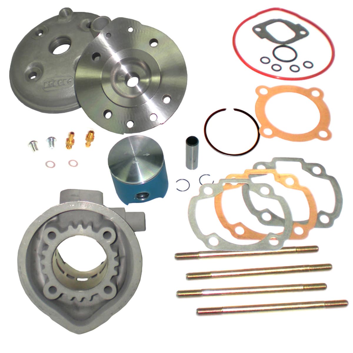 Brk - Kit Cylindre 88cc Mbk Nitro Yamaha Aerox - Brk Racing Carrera 45 Alu 50mm Axe 12mm Course 45mm