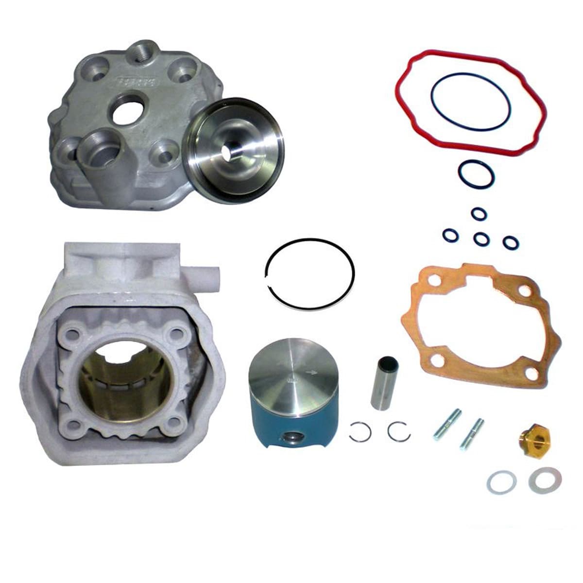 Brk - Kit Cylindre 85cc Derbi E2 - Brk Racing Carrera 43 Alu 50mm Bielle 90mm