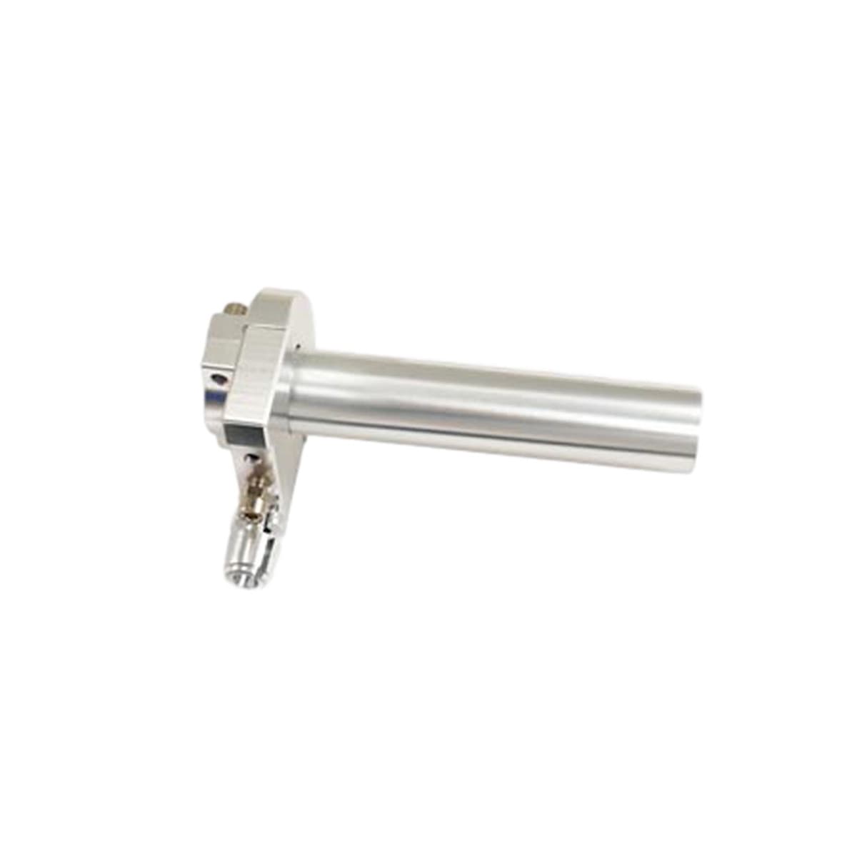 Tun'r - Poignée Gaz Tirage Rapide Bas - Alu Cnc Argent Tun'r