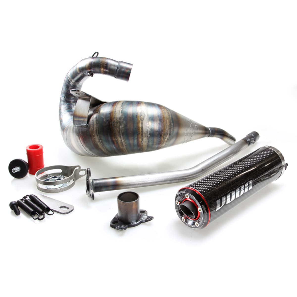 Voca Racing - Pot Passage Haut Gauche Derbi Senda 80 / 90cc - Cross Carbone Voca Cross