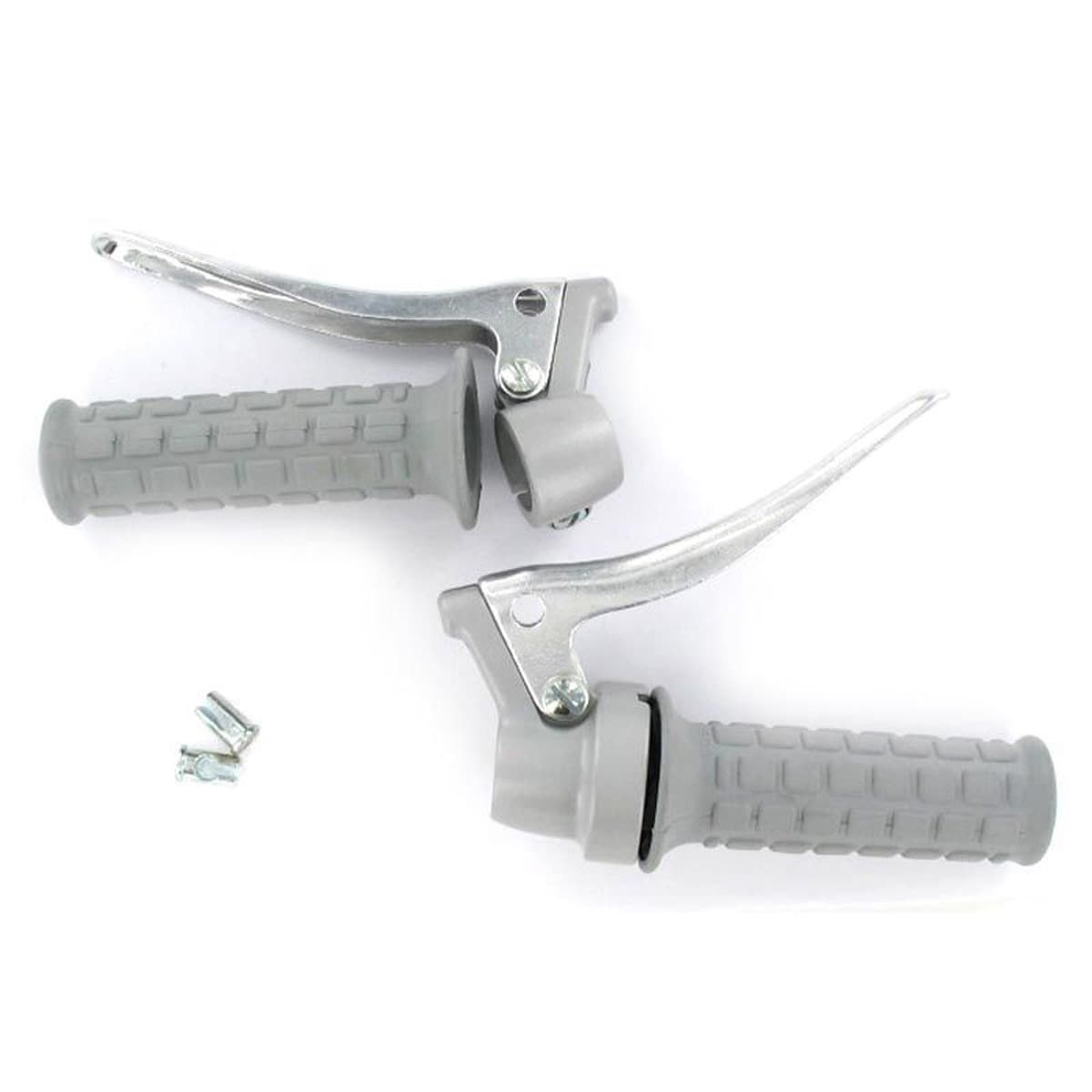 Rsm - Kit Leviers Frein / Accélérateur - Vintage Gris Levier Alu