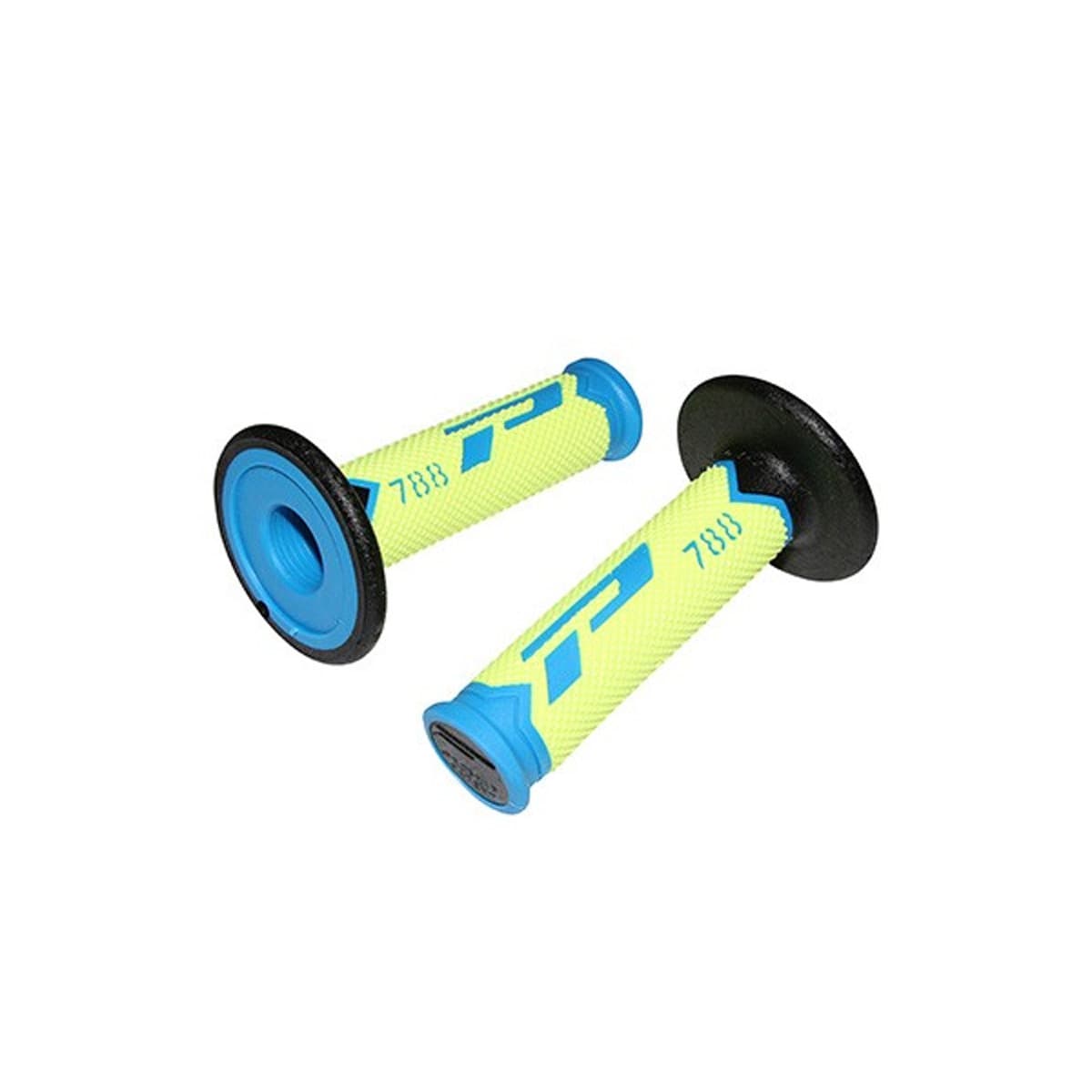 Progrip - Poignées De Guidon - Progrip 788 Off Road Bleu / Jaune Fluo / Noir