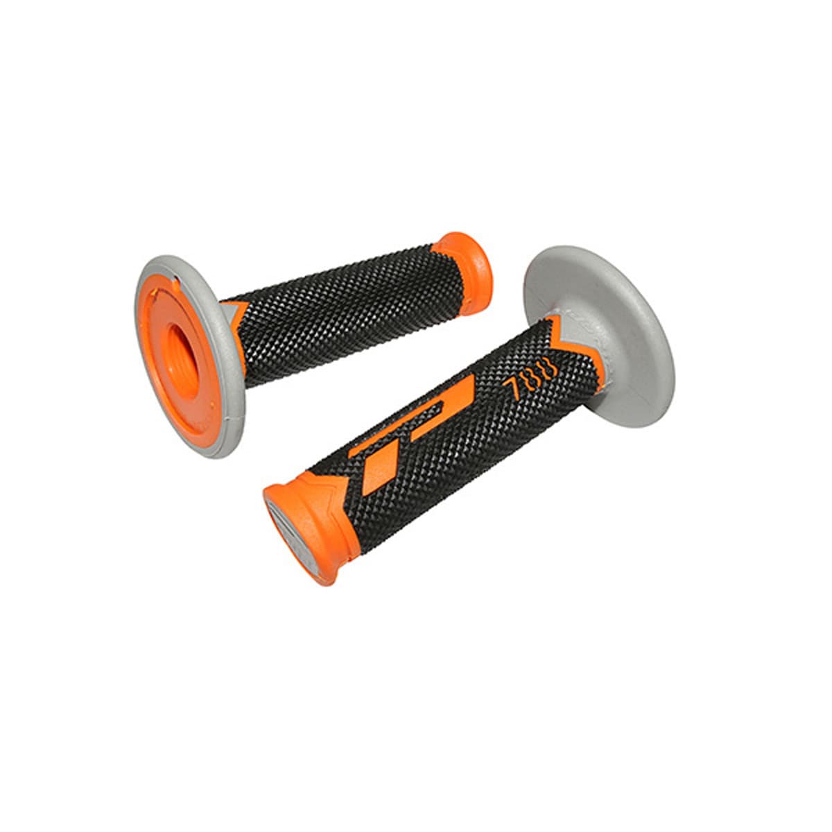 Progrip - Poignées De Guidon - Progrip 788 Off Road Orange / Noir / Gris