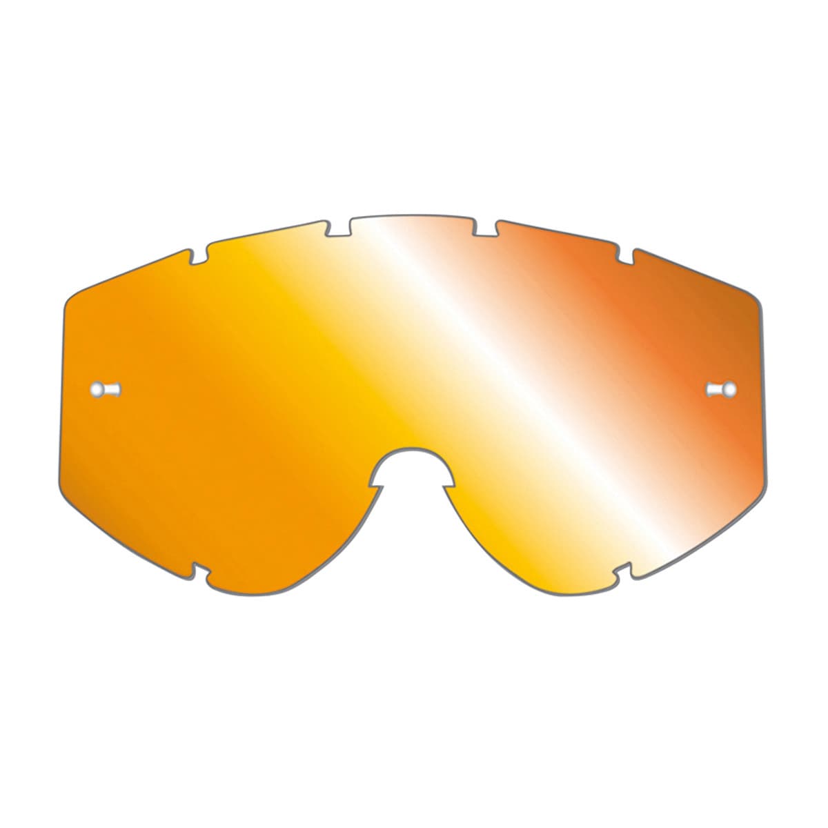 Progrip - Ecran Pour Masque / Lunettes Cross - Progrip 3249 Miroir Orange
