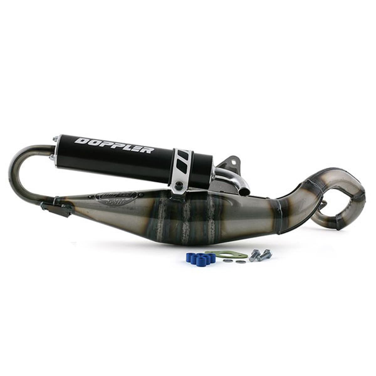 Doppler - Pot Mbk Nitro Ovetto Yamaha Aerox Neo's - S3r Evolution Silencieux Noir Doppler