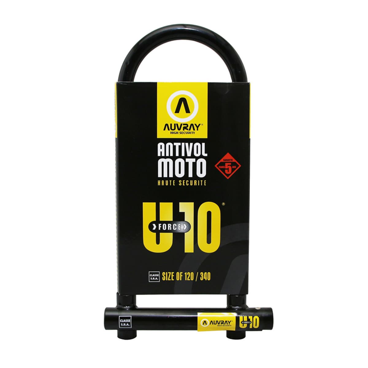 Auvray - Antivol U - Auvray Force10 120 X 340mm Sra