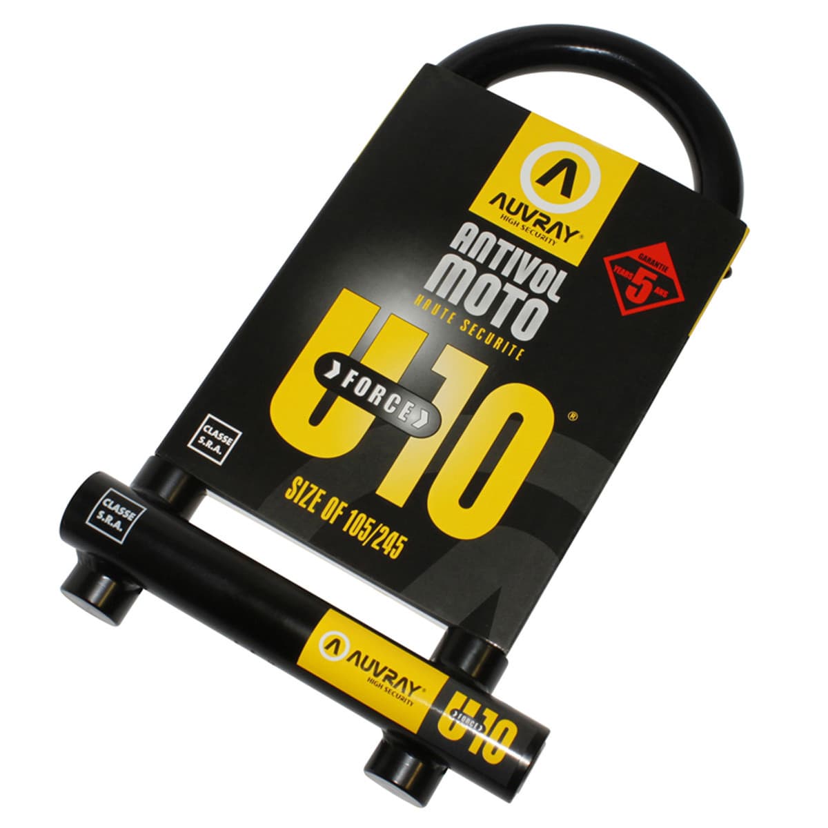 Auvray - Antivol U - Auvray Force10 105 X 245mm Sra