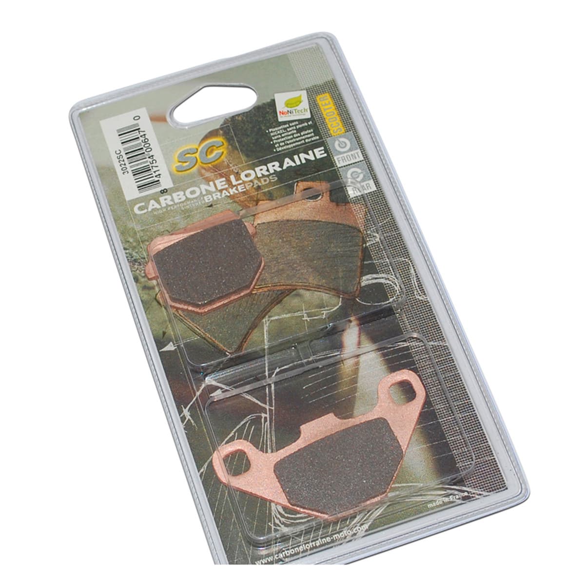 Cl Brakes - Plaquettes De Frein Derbi Drd Peugeot Buxy Kisbee - Cl Brakes 3022 Sc (étrier Hengtong)