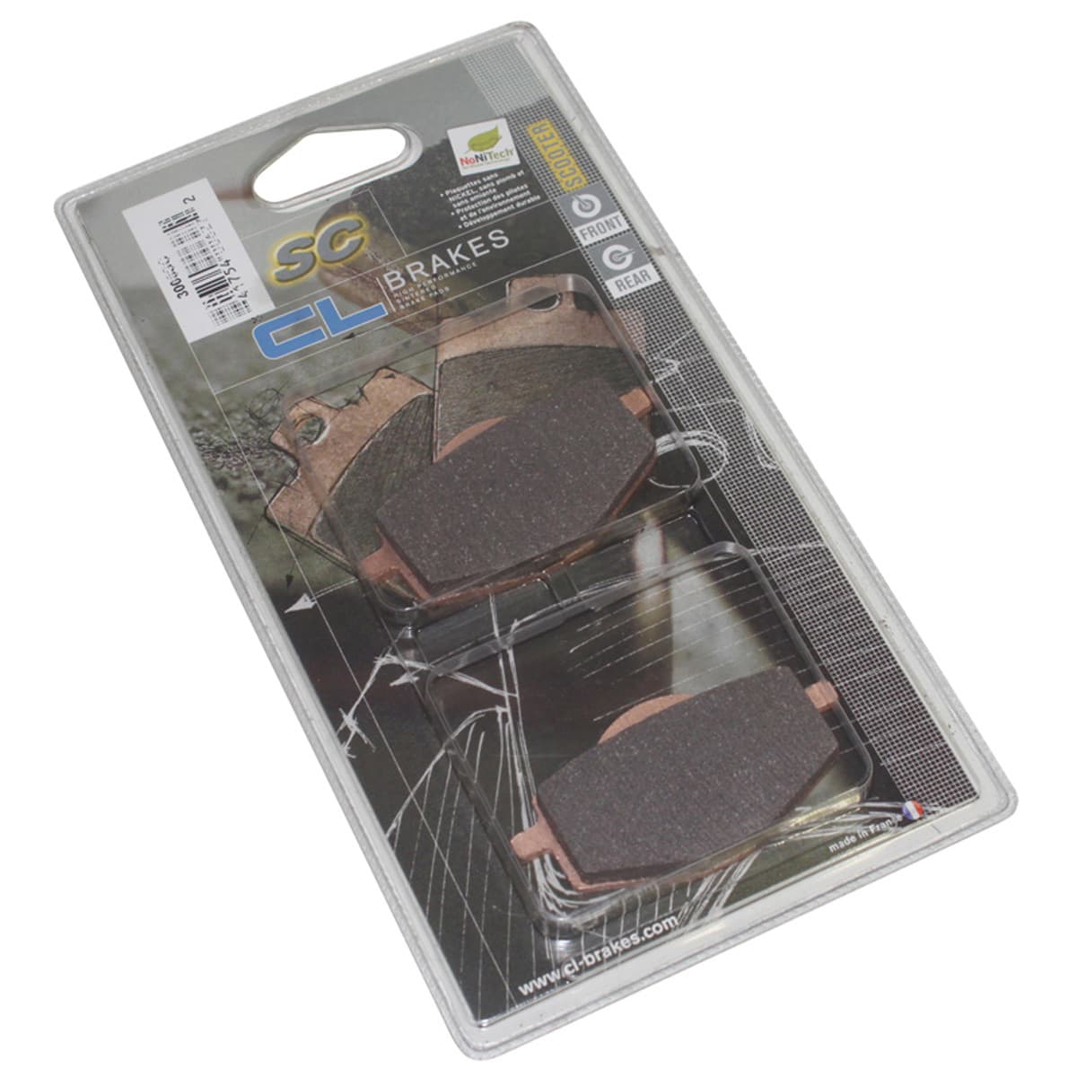 Cl Brakes - Plaquettes De Frein Mbk X-power Yamaha Tzr Avant 2004 - Cl Brakes 3008 Sc