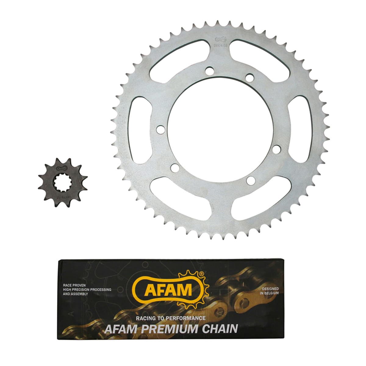 Afam - Kit Chaîne Sherco 50 Enduro À Partir De 2003 - 12 X 56 428 Afam