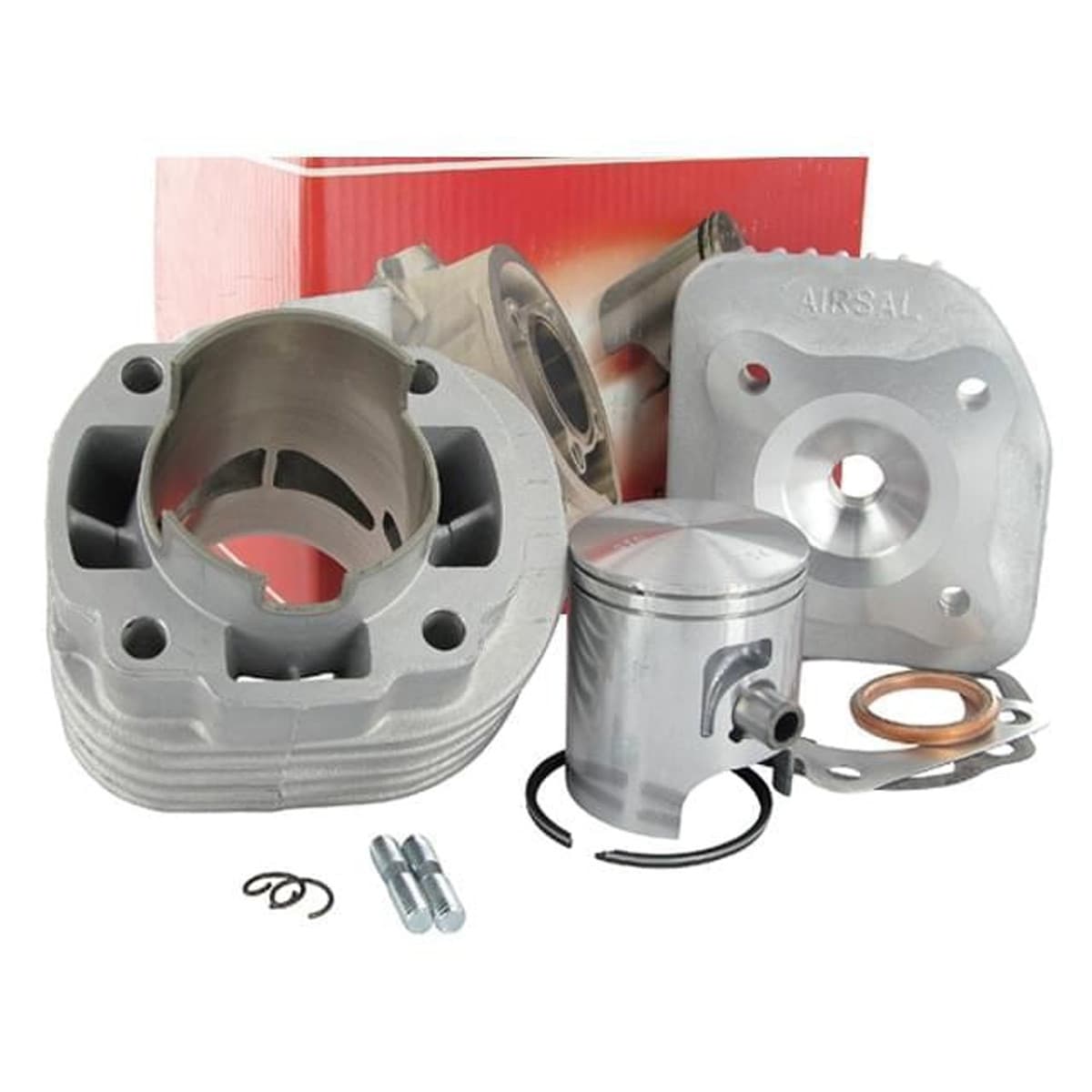 Airsal - Kit Cylindre 70cc Mbk Ovetto Yamaha Neo's - Airsal T6 Racing Alu Bi-segments