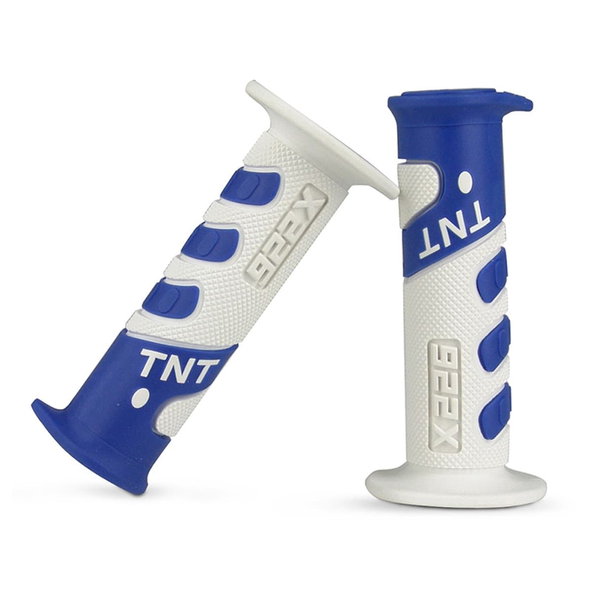 Tnt - Poignées De Guidon - Tnt 922x Blanc / Bleu