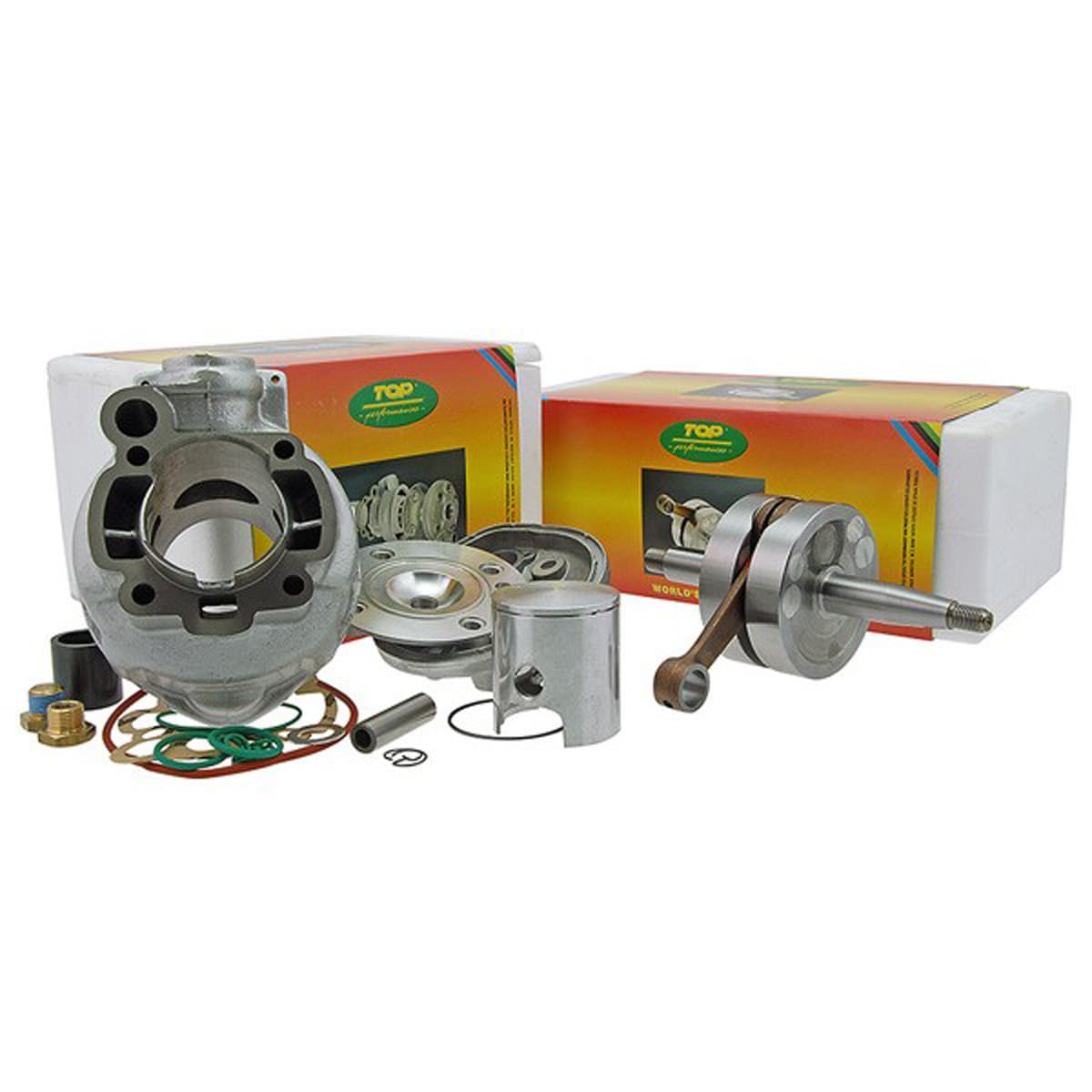 Top Performances - Pack Moteur 85cc Am6 - Kit Top Perf Racing Tpr Fonte + Vilebrequin Course 44mm