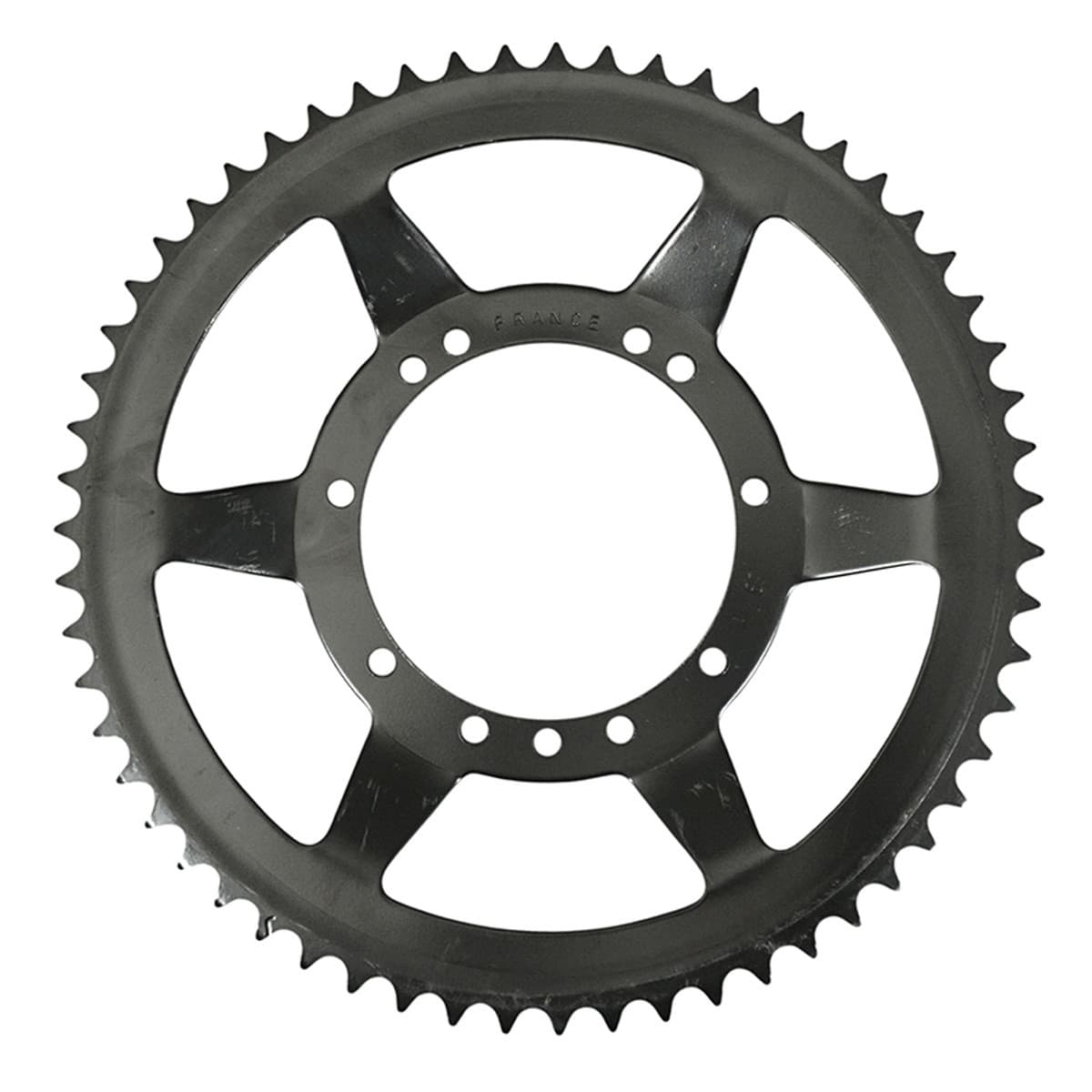 Charvin - Couronne Peugeot 103 Roue Leleu À Rayons - 59 Dents Noir