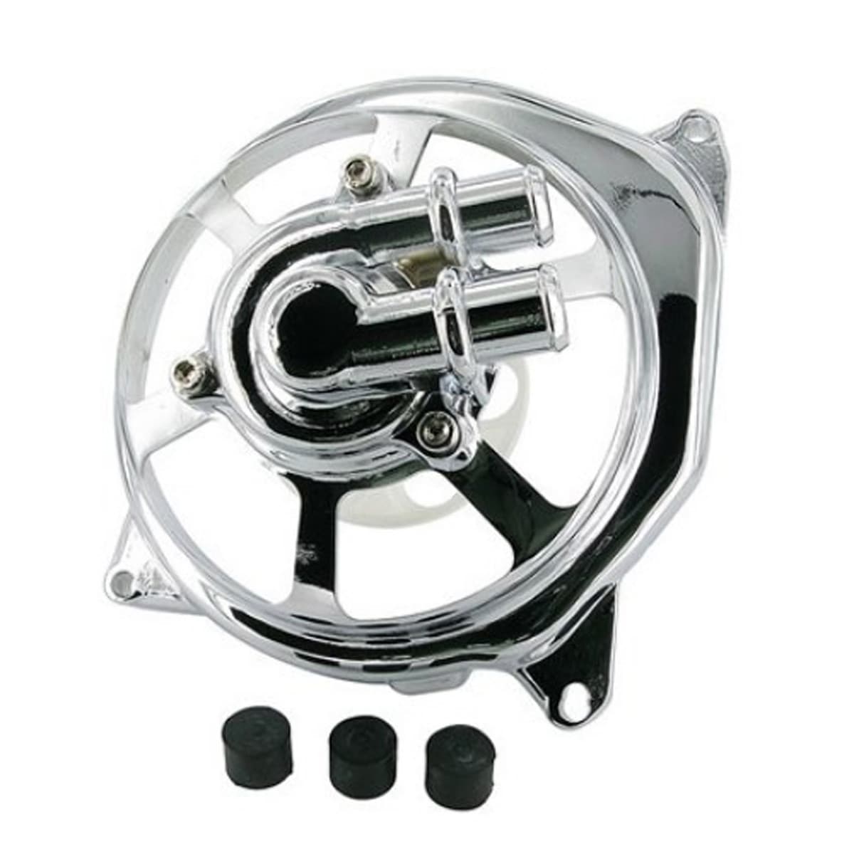 Str8 - Carter Pompe À Eau Mbk Nitro Yamaha Aerox - Str8 Extrem Cut Chrome