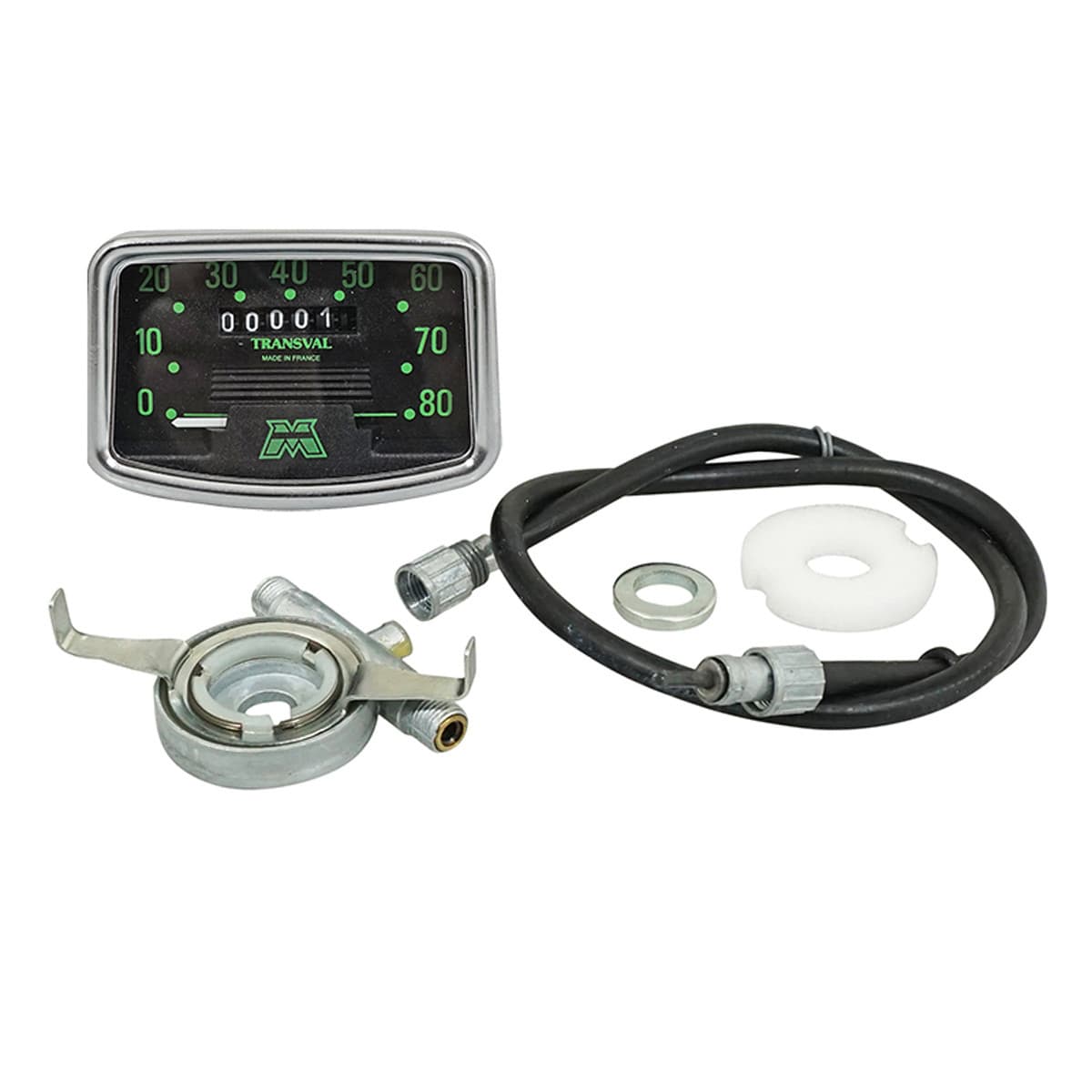 Transval - Compteur Cyclo Mbk Motobecane 88 881 89 Ă Roues Ă Rayons - 80km/h Transval