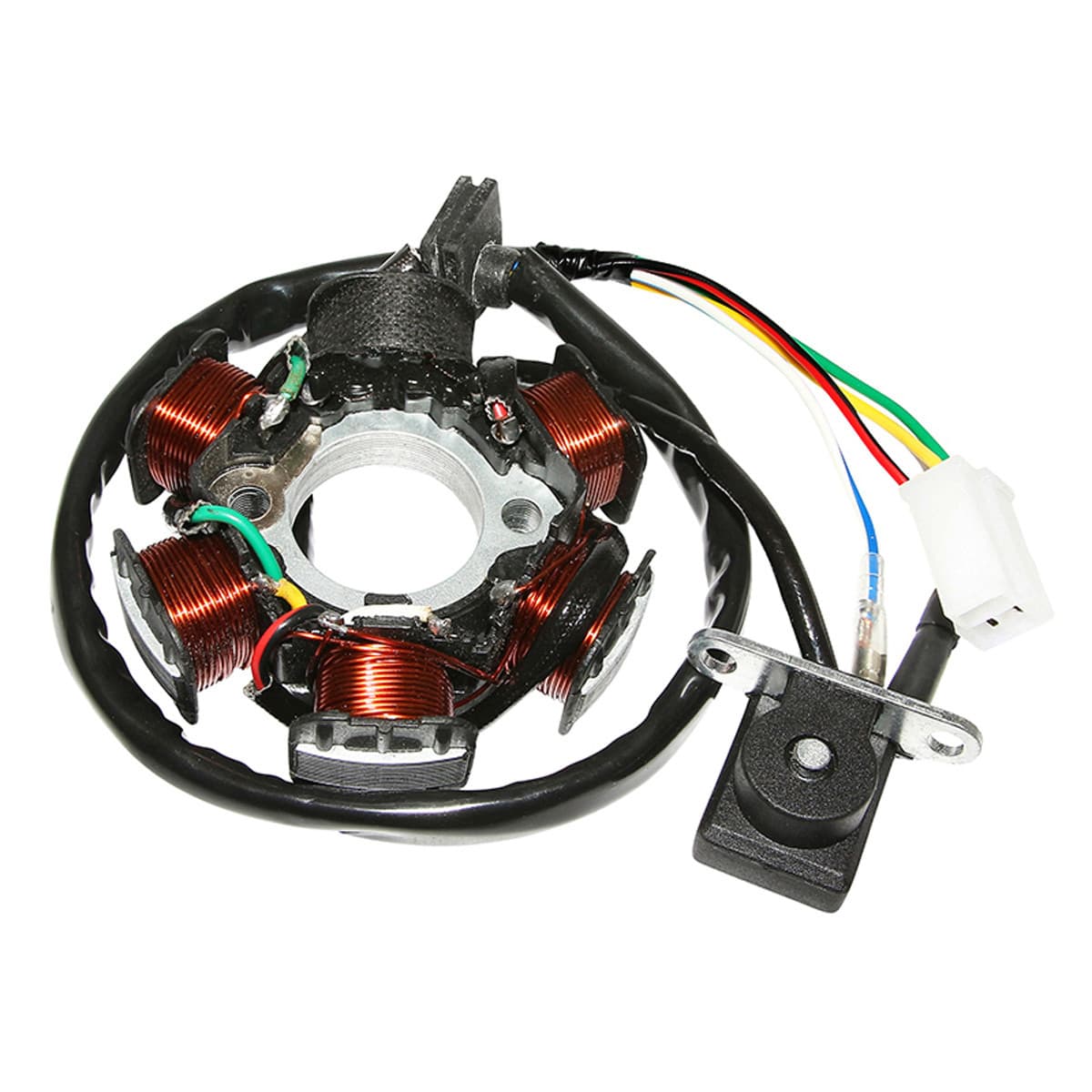 Adaptable - Stator Allumage Peugeot Kymco Sym 139qm Gy6 4t - 6 PĂ´les 4 Fils