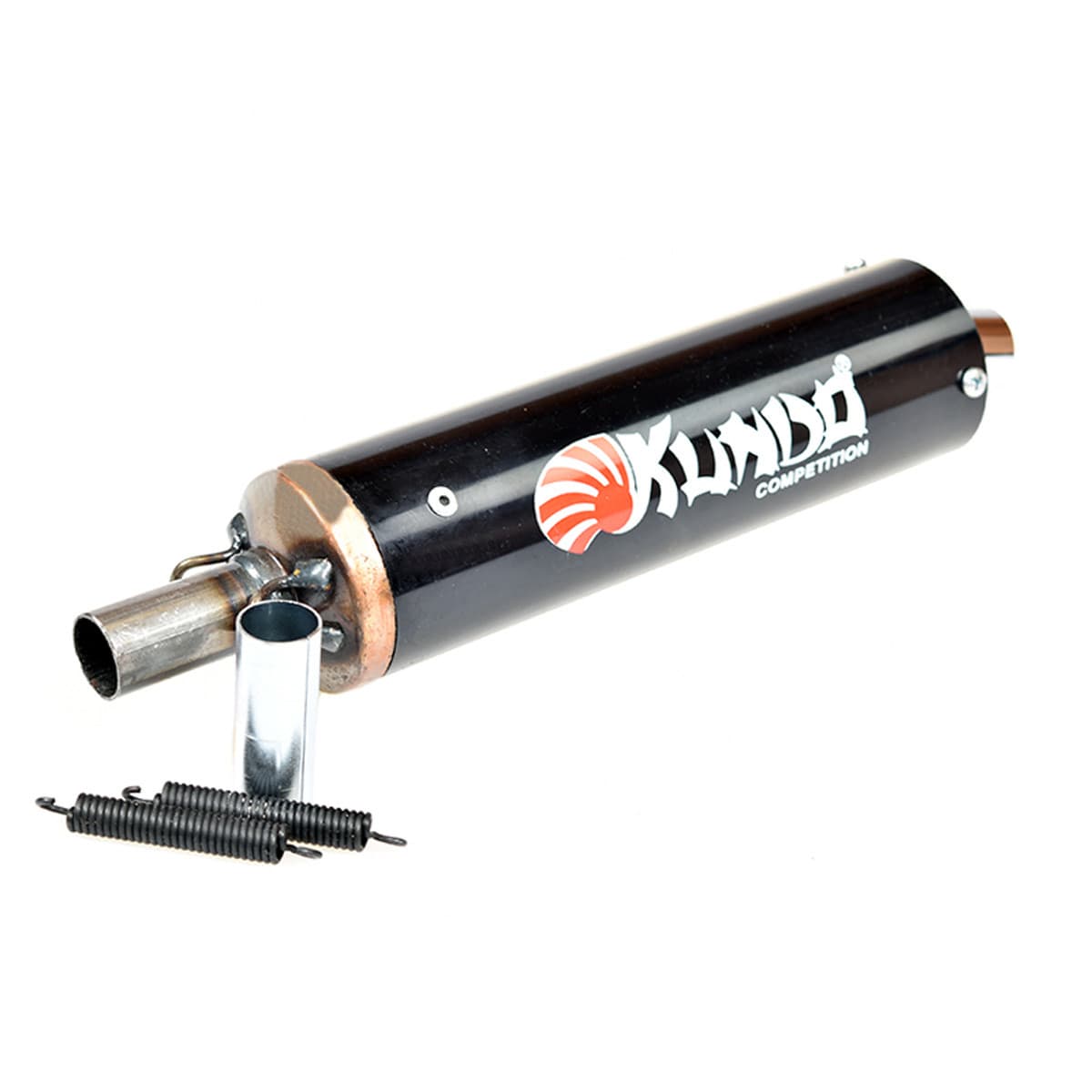 Kundo - Silencieux De Pot Cyclo - Kundo Alu Noir 18 / 20mm