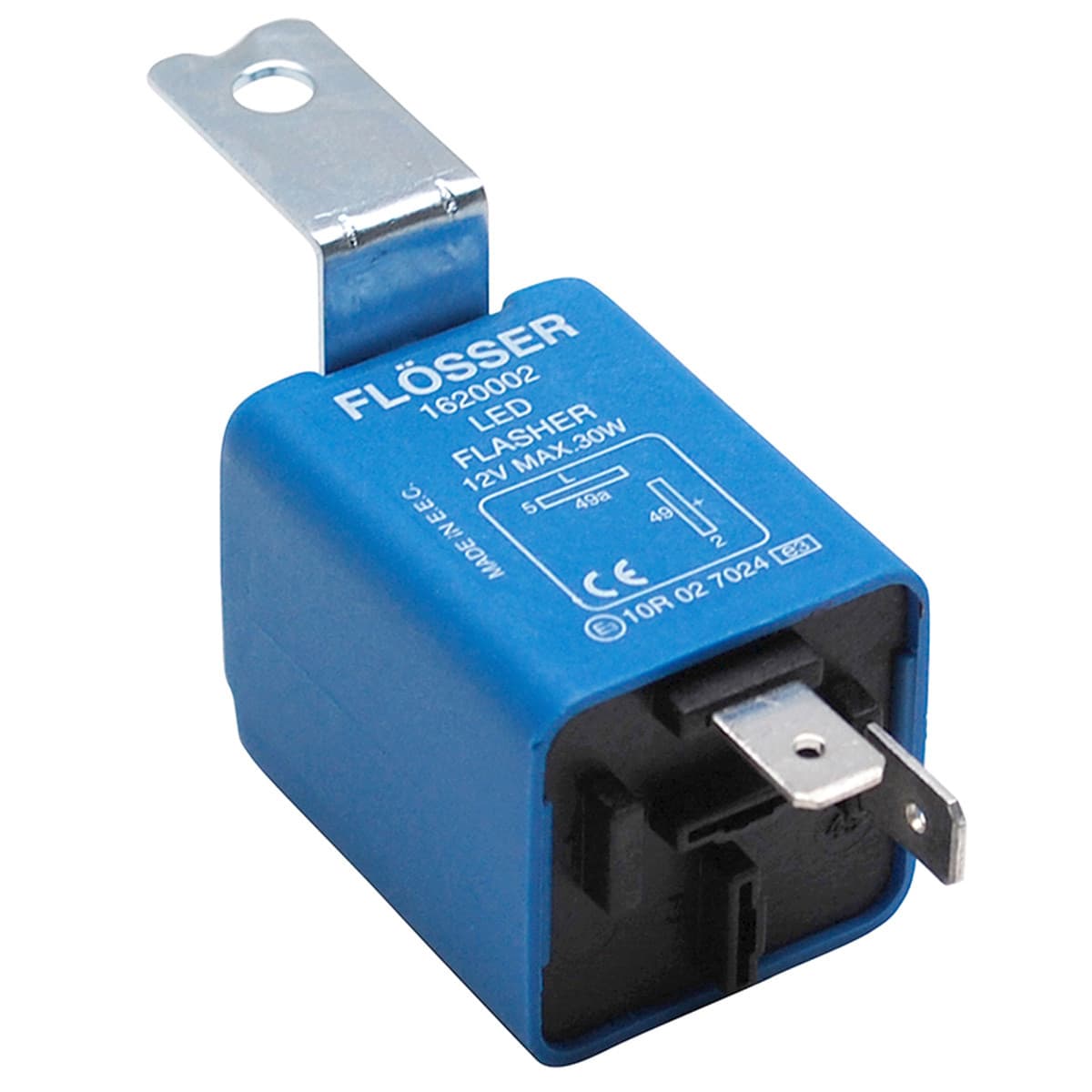 Flösser - Centrale Clignotante Universelle À Ampoule + Leds 12v 30w - 2 Plots Flosser