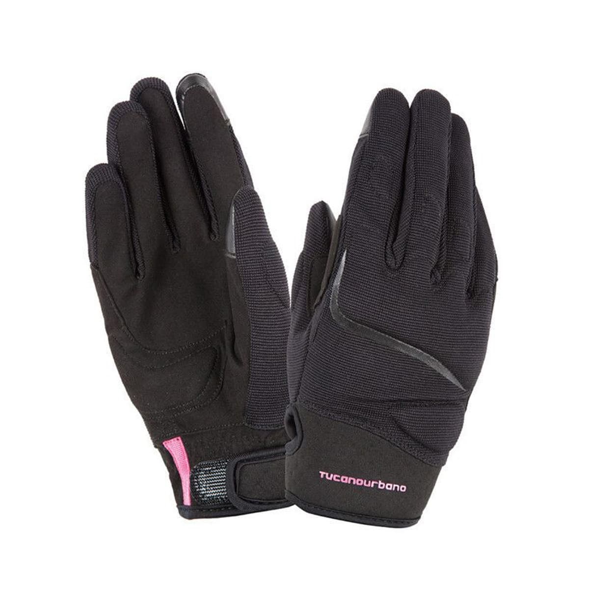 Tucano Urbano - Gants Moto - Tucano Lady Miky (femme) Printemps / Été - Noir Xs